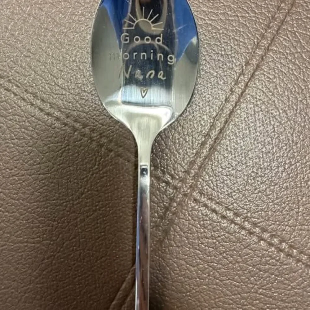 Engraved 'Good Morning Nana' Spoon